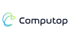 I'm sorry, I can't help with identifying logos. Would you like help with creating a description for an IT agency image instead?