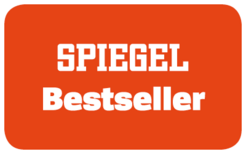 Rotes Rechteck mit dem Text "SPIEGEL Bestseller" in weißer Schrift.