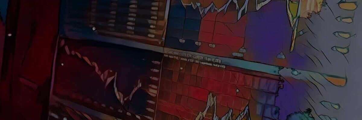 Abstrakte Darstellung von Diagrammen und Linien auf einem Bildschirm, in künstlerischen, bunten Farben gehalten.