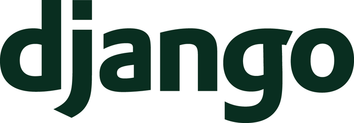 Schwarzes Django-Logo auf weißem Hintergrund.