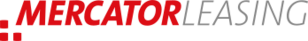 Logo von Mercator-Leasing mit rotem und grauem Text.